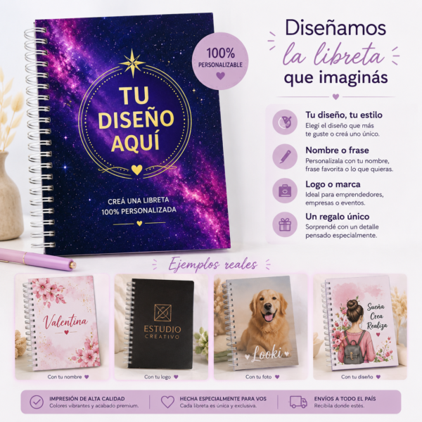 Libreta Premium A5 con accesorios | Colección Estudio Fisherton